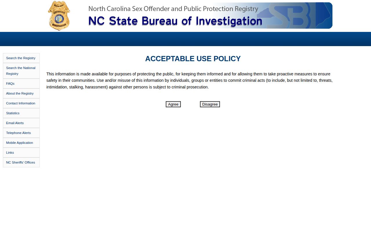 Pamlico County supervision check with North Carolina registry scope
